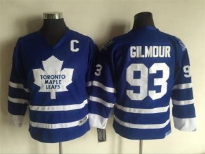 Kinder Toronto Maple Leafs Eishockey Trikot Gilmour #93 Blau